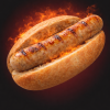 Geflügelwurst mit Brötchen