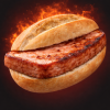 Leberkäse mit Brötchen 